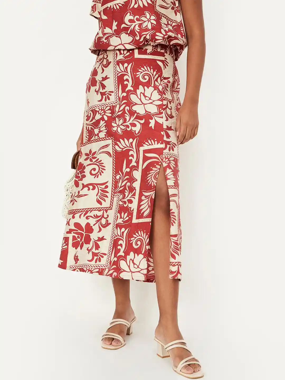 Buy max Printed A-Line Midi Skirt Skirts for Women 30743880 Myntra