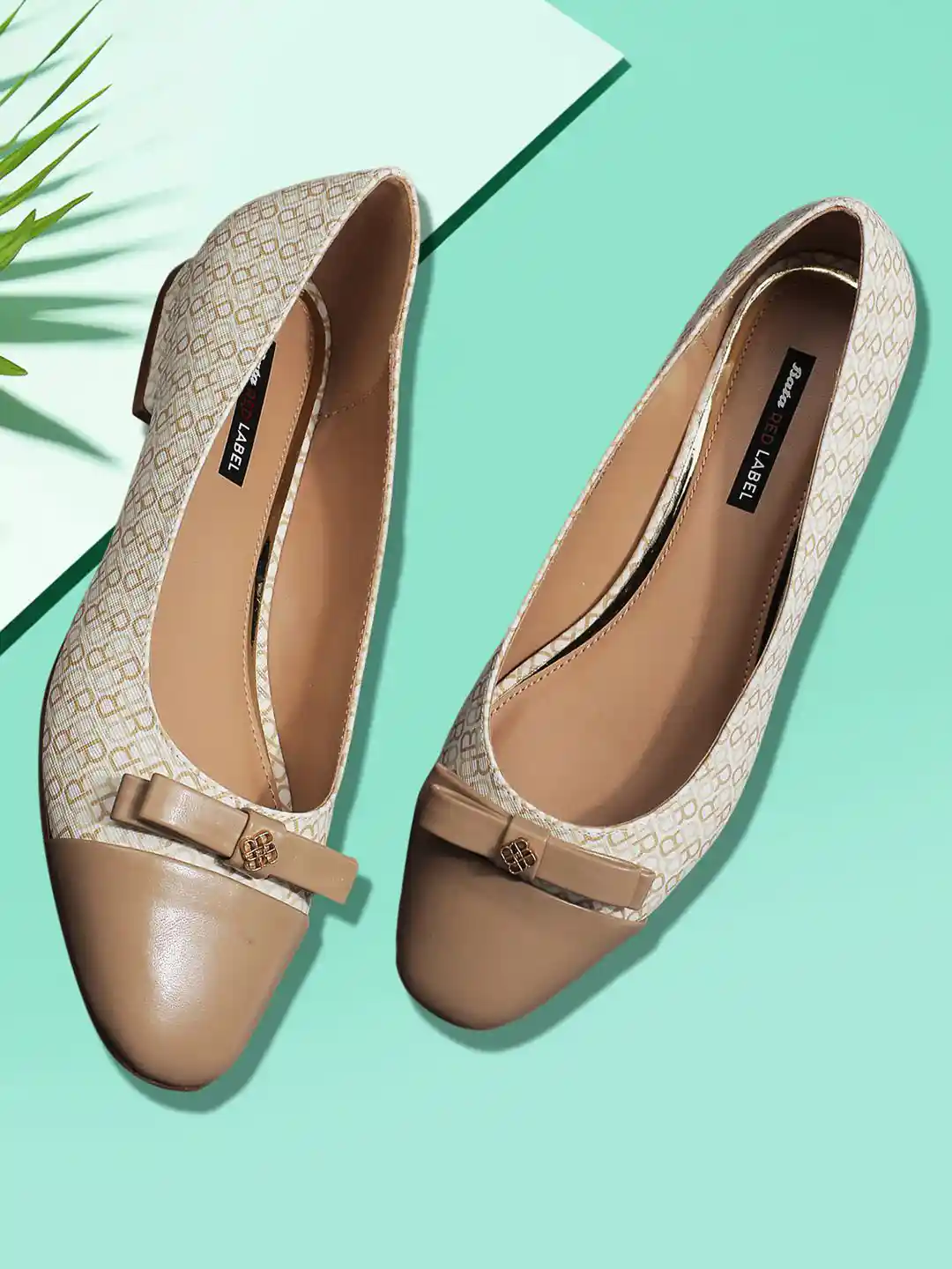 Buy Bata Women Solid Red Label Women Slip-On Ballerinas