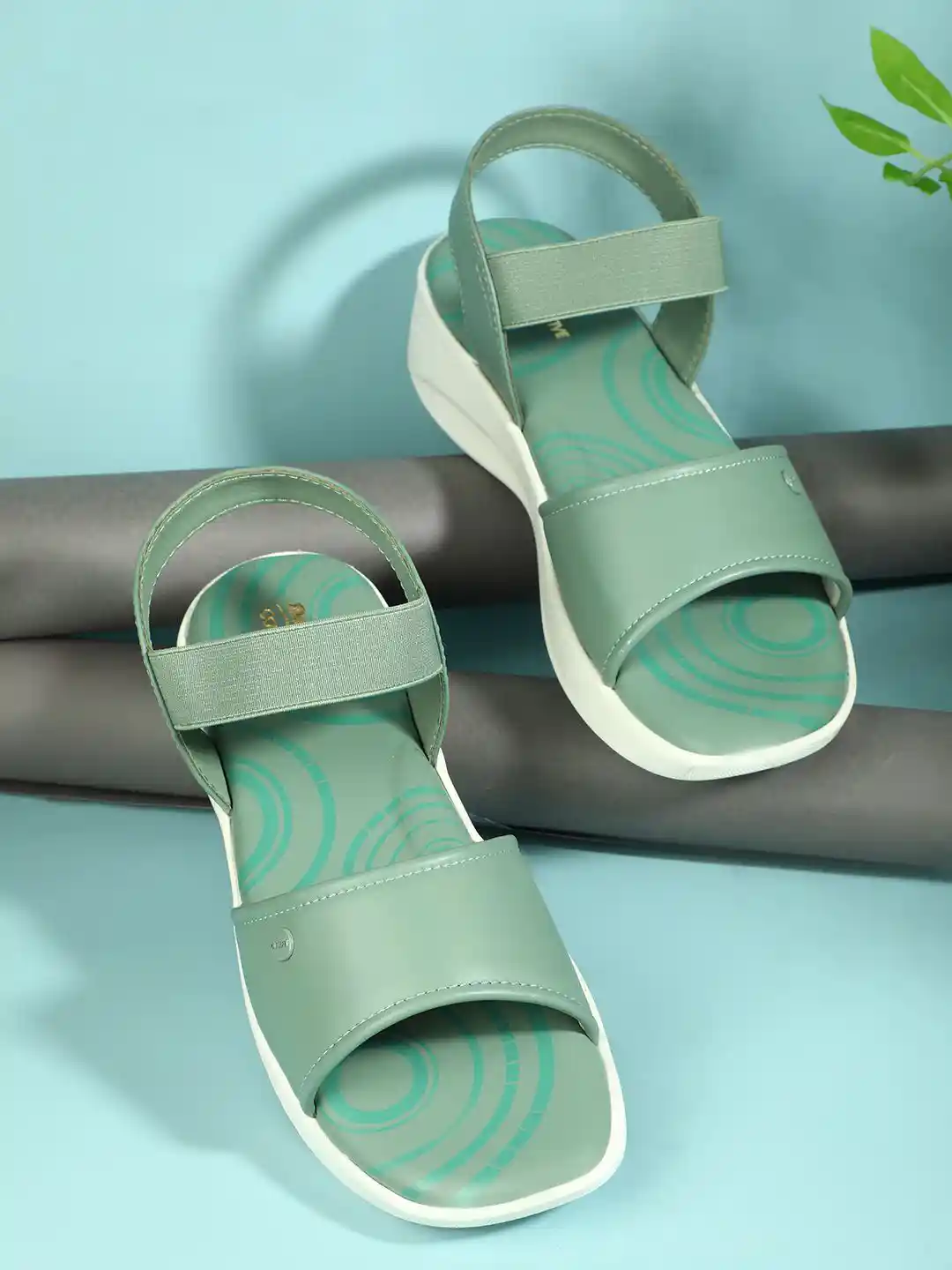 Buy Bata comfit Solid PU Platform Sandals Heels for Women