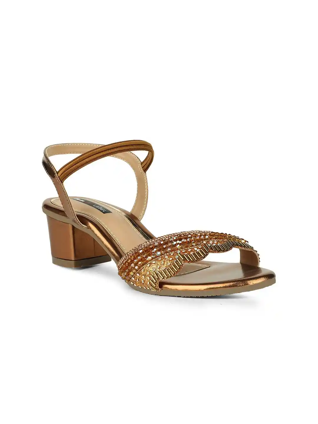 Buy Bata Embellished Block Heeled Sandals Heels for Women