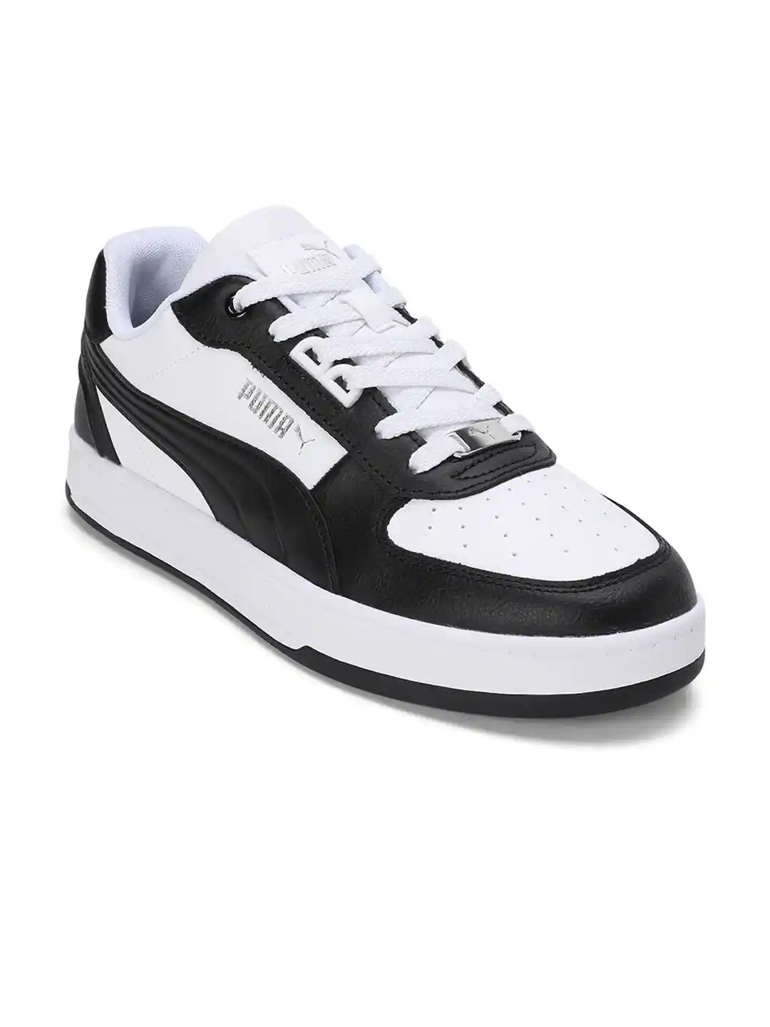 Buy Puma Unisex Caven Lux Colourblocked Leather Sneakers