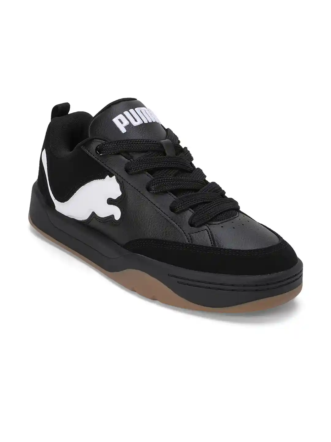 Buy Puma Unisex Park Lifestyle Colourblocked Leather Sneakers