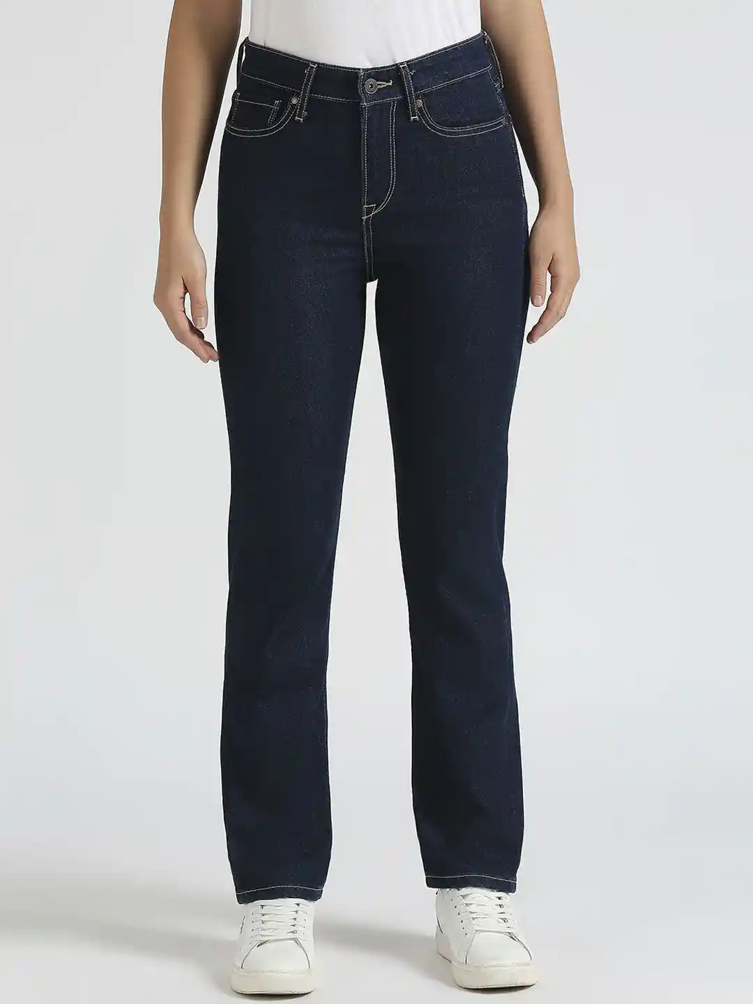 Ella Moss Women's Mid Rise Straight Ankle Jean