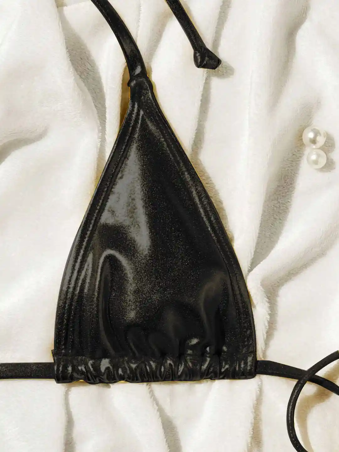 Buy Krelin Triangle Tie Side Bikini Set Lingerie Set for Women