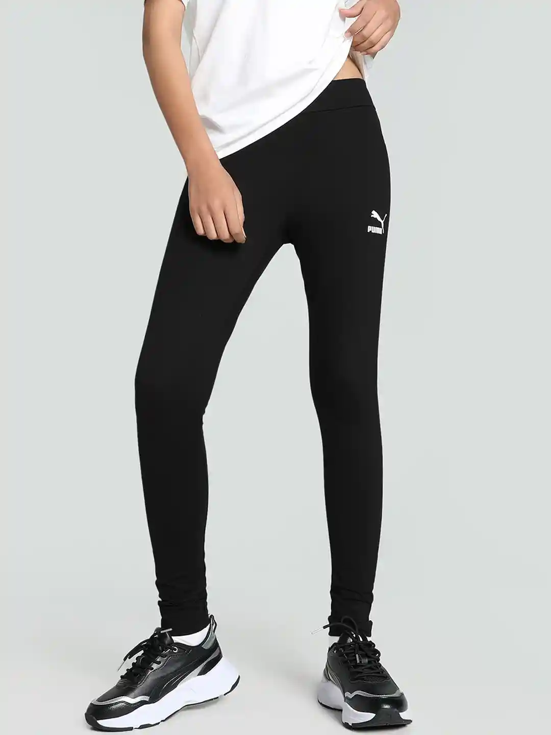Buy Puma T7 Mid-Rise Ankle Length Tights - Tights for Women 30490723 |  Myntra