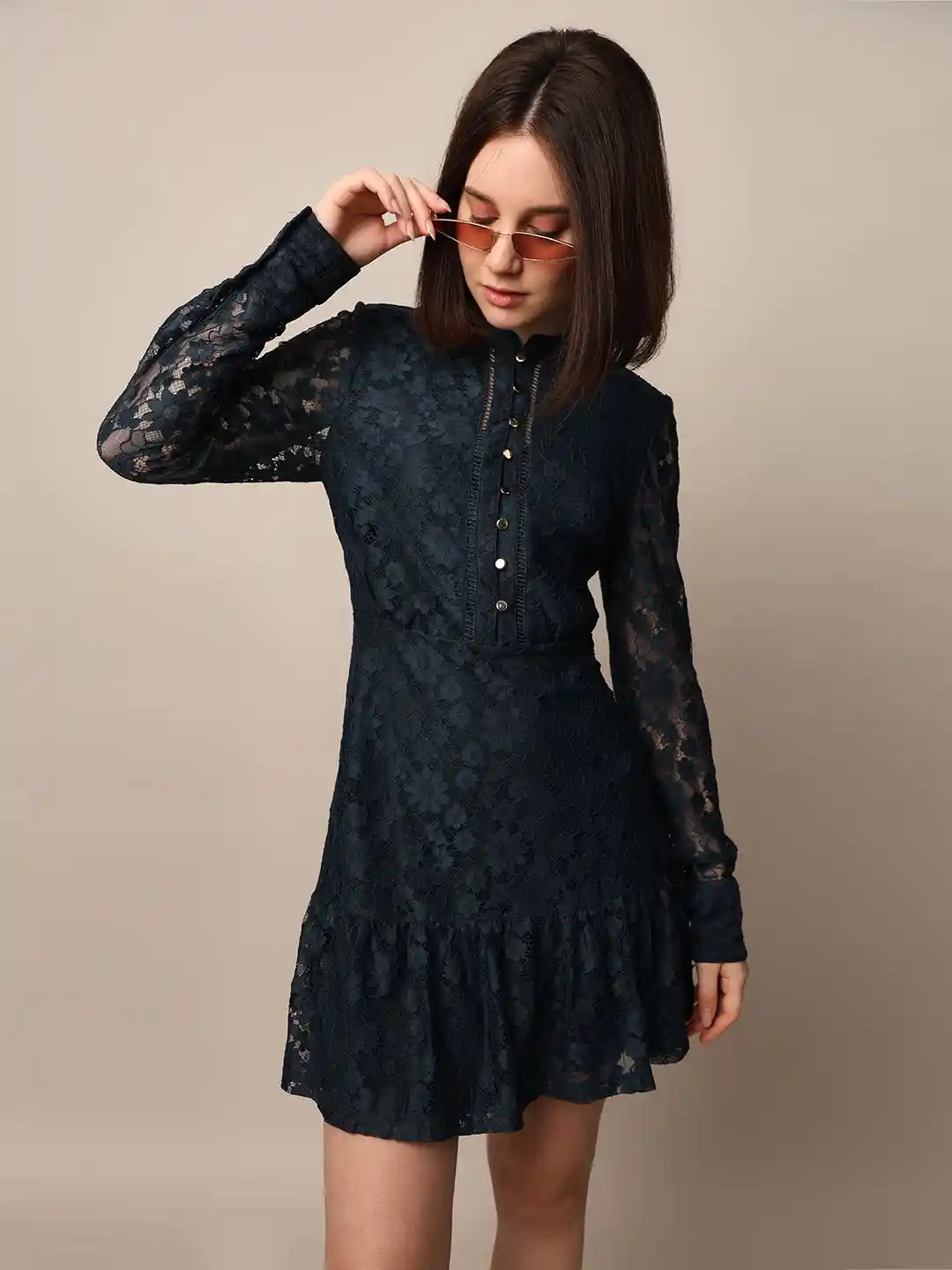 Buy ONLY Lace A-Line Dress Dresses for Women 30462870 Myntra