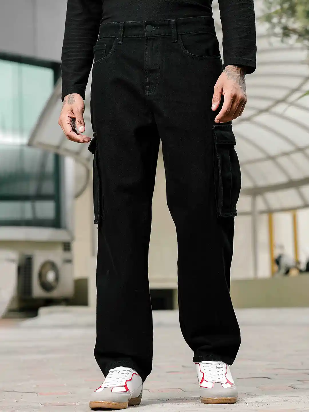 Spreco Recyclers Mizuno Wave Rider 21 Herren Cargo Jeans Pant