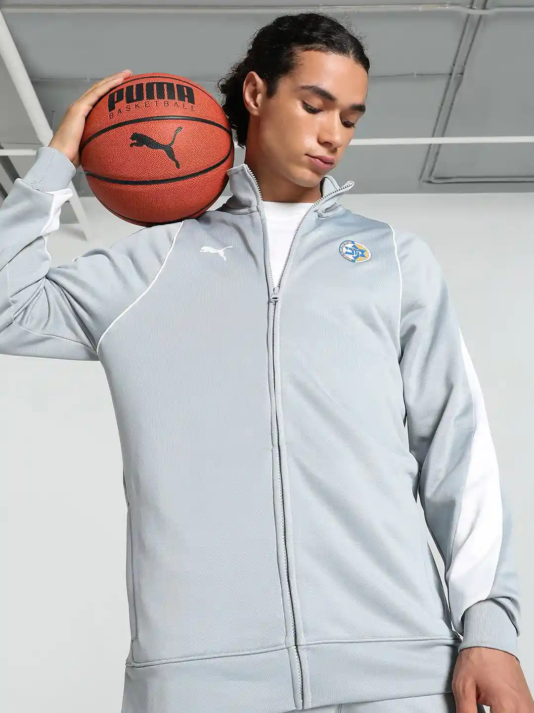 Sports Jacket Puma Hoops Jacket Puma Men Basketball Blueprint