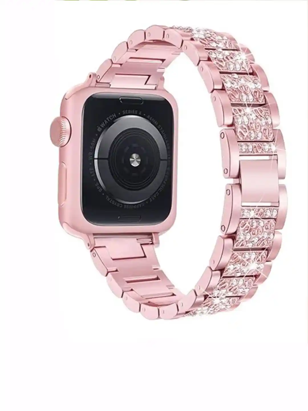 Buy PEEPERLY Diamond Embellished Compatible Smart Watch Strap