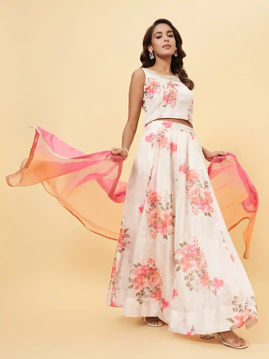 Buy RANGMANCH BY PANTALOONS Printed Sequinned Ready to Wear