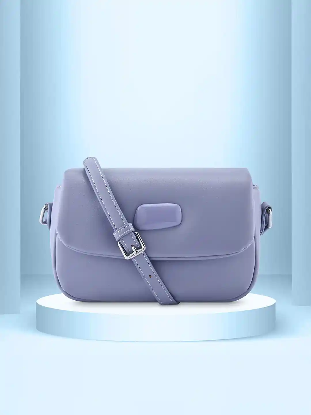 Buy Fastrack PU Structured Sling Bag with Tasselled Handbags for