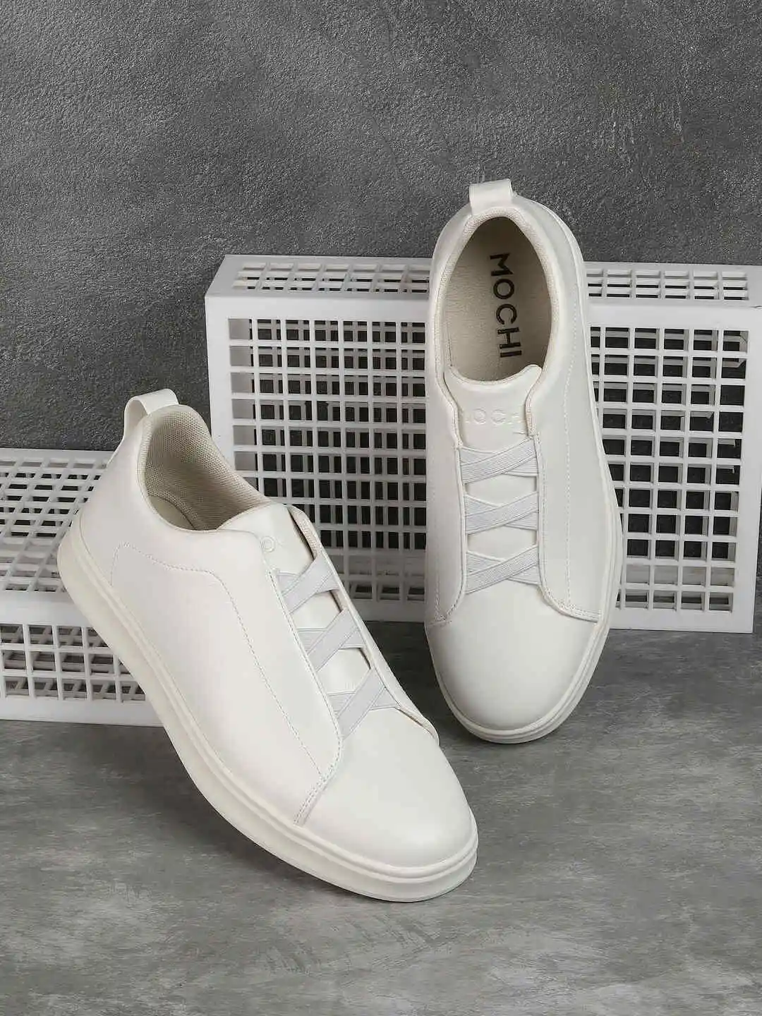 Buy Mochi Men Round Toe Lace-Ups Sneakers Casual Shoes for Men