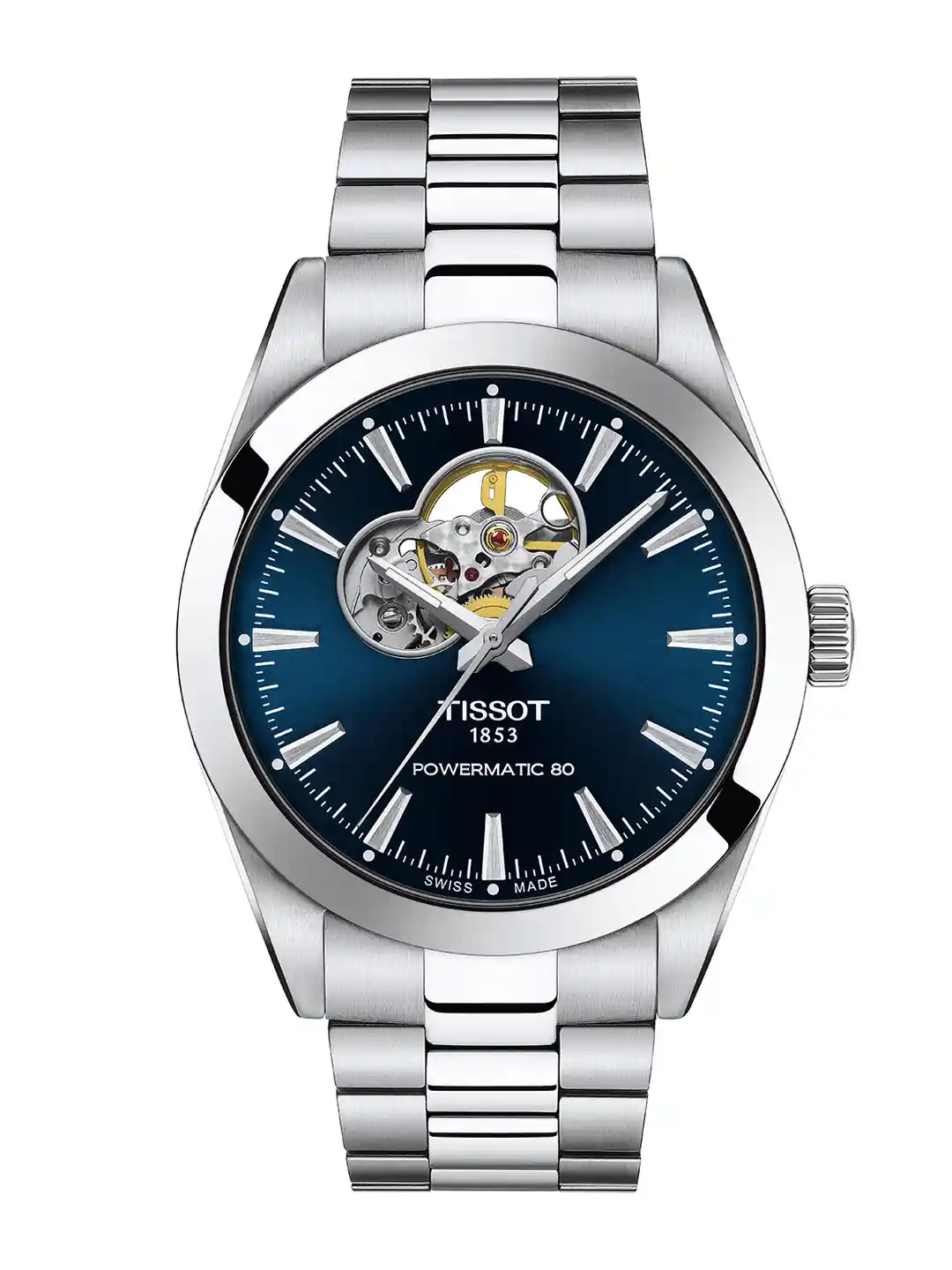 Buy TISSOT Men Skeleton Dial Stainless Steel Bracelet Style