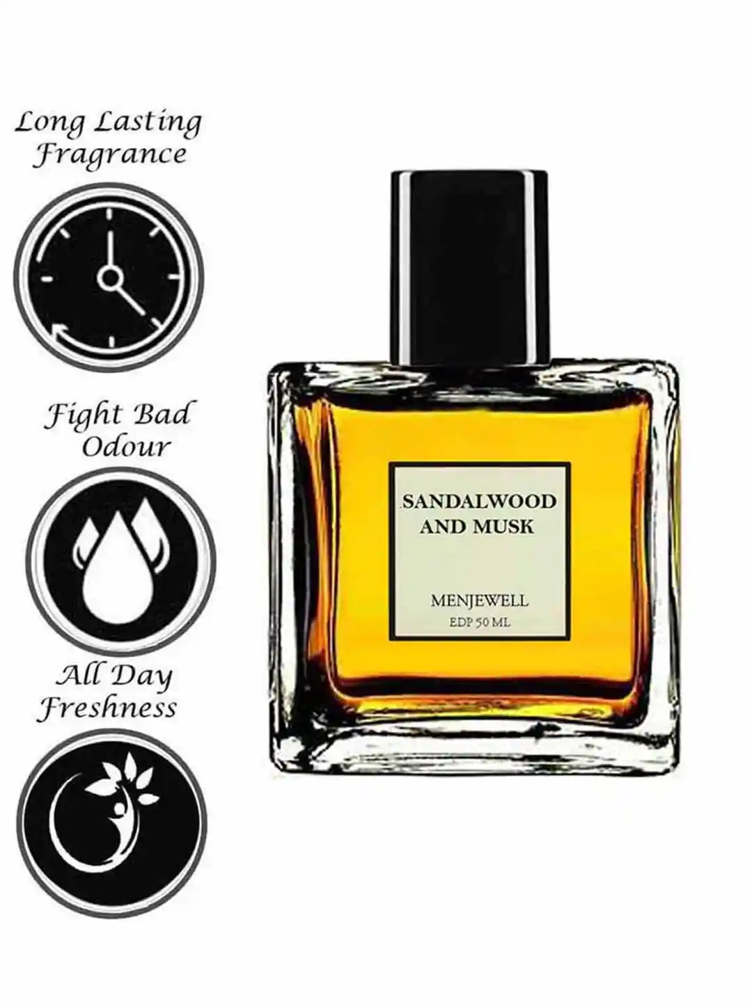 Buy Menjewell Sandal Wood Musk Long Lasting Eau De Parfum For