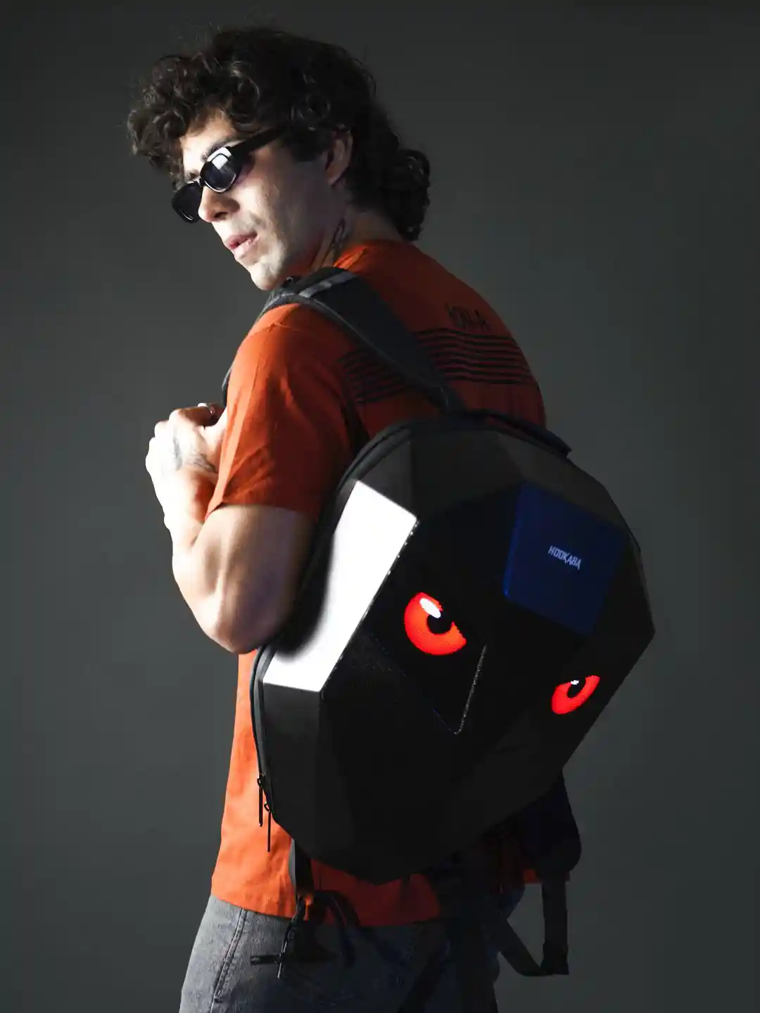 Futuristic Hard Back Pack Bange Shelter Stylish Hard Case Laptop