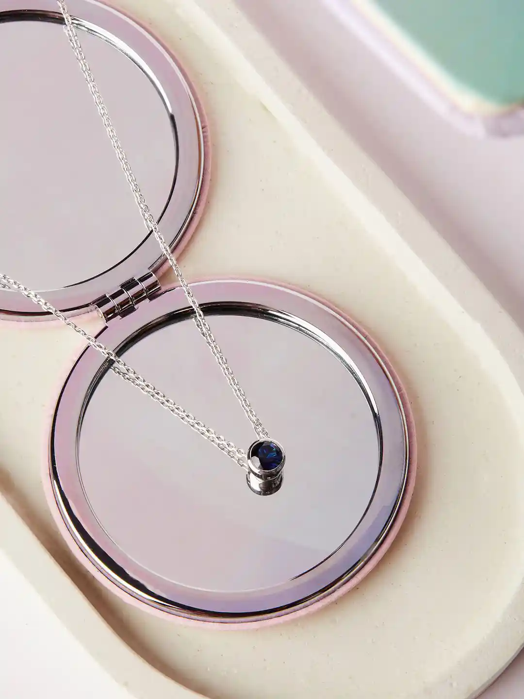 Buy Mia by Tanishq Blue Wave 925 Sterling Silver Cubic Zirconia