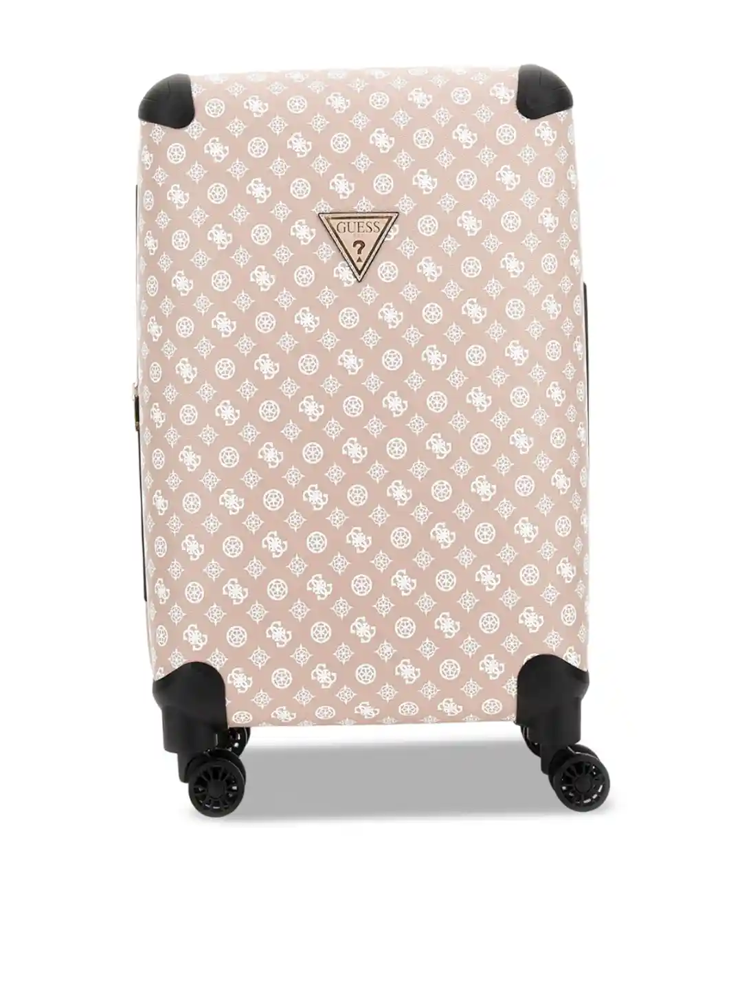 Buy GUESS Women Printed Hard-Sided Medium Trolley Bag Trolley