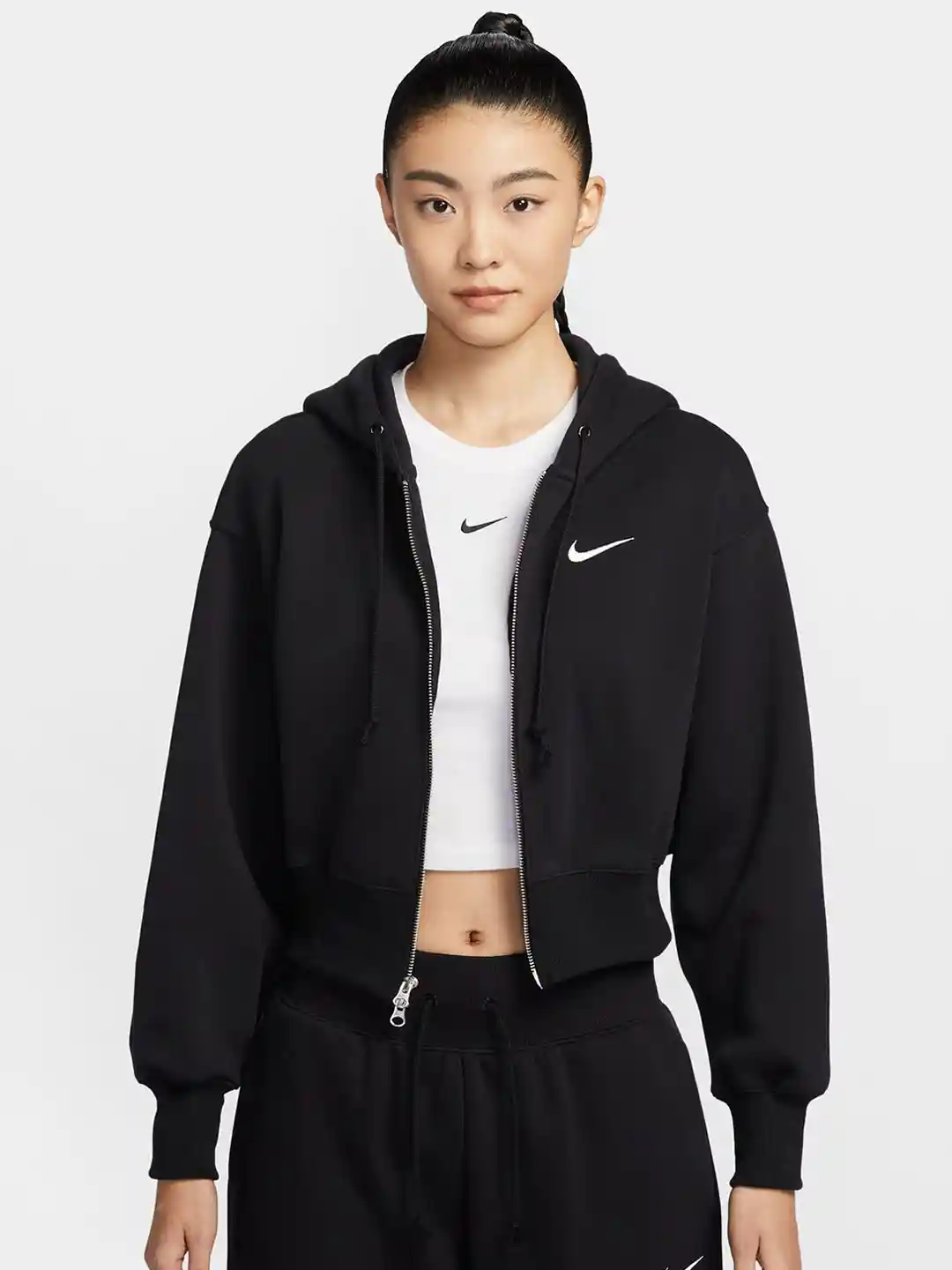 Buy Nike Sportswear Phoenix Women's Loose Crop Full-Zip Hoodie