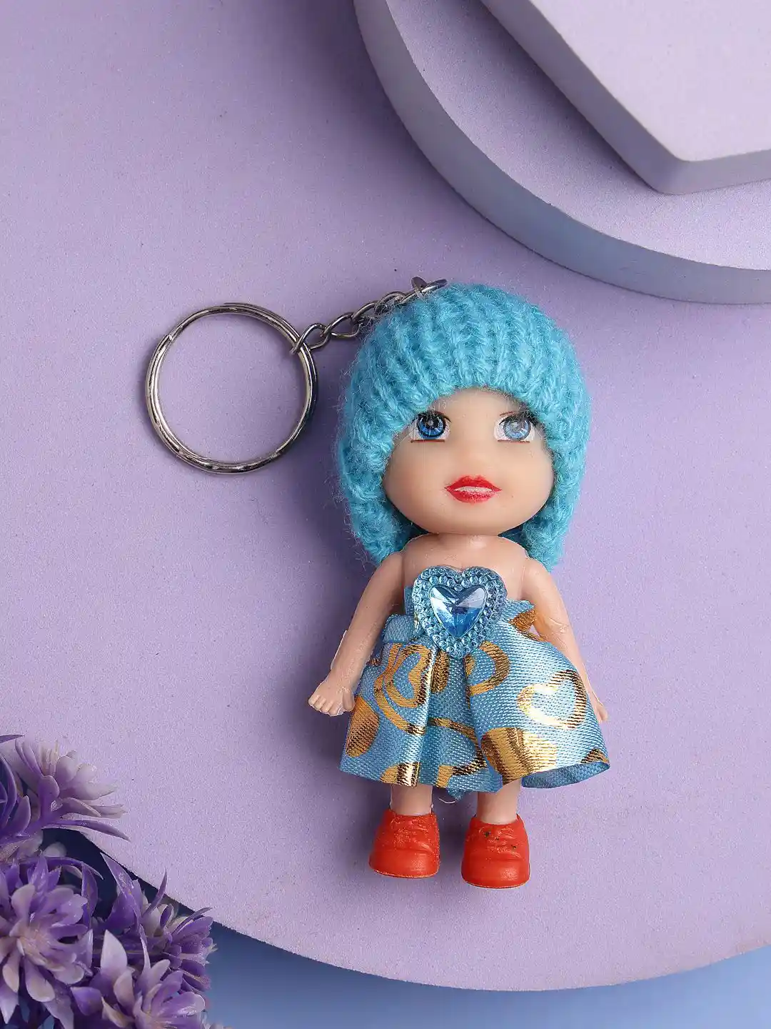 Buy KYDZI Set Of 12 Silicon Doll Keychains Key chain for Women