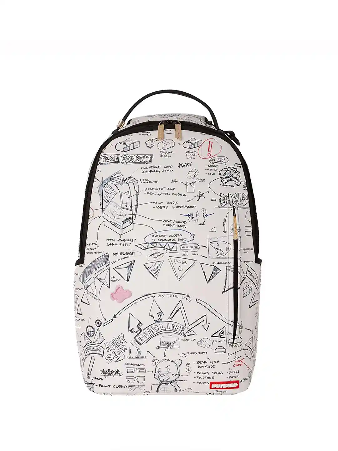 Myntra Sprayground Black And White Backpack Buy SPRAYGROUND Unisex
