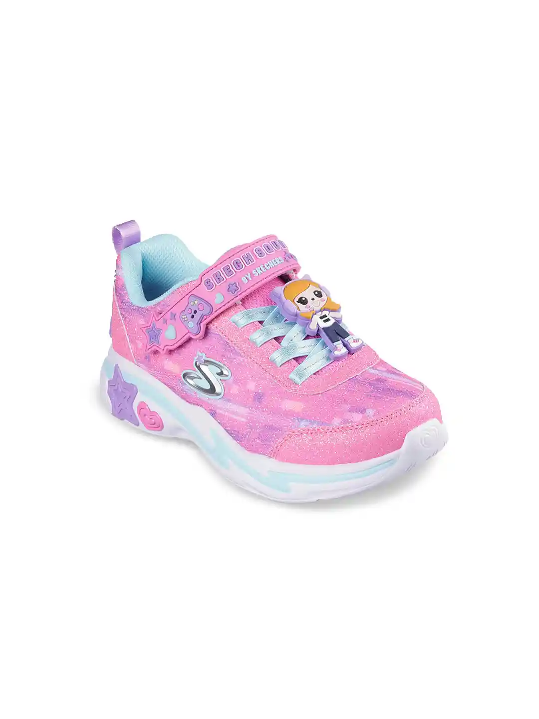 Skechers Kohls Shoes Kids Skechers Girls Snuggle Sneaks Skech Squad Casual  Velcro Sneakers