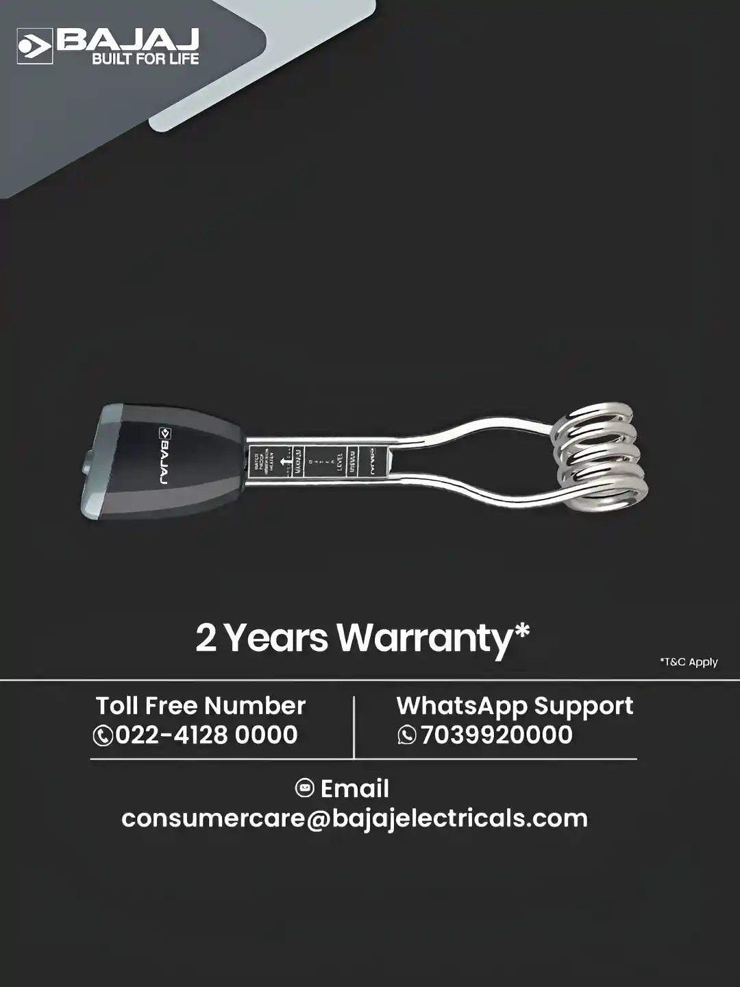 Bajaj 1500w Bajaj Water Heater Rod Price Bajaj Immersion Heater