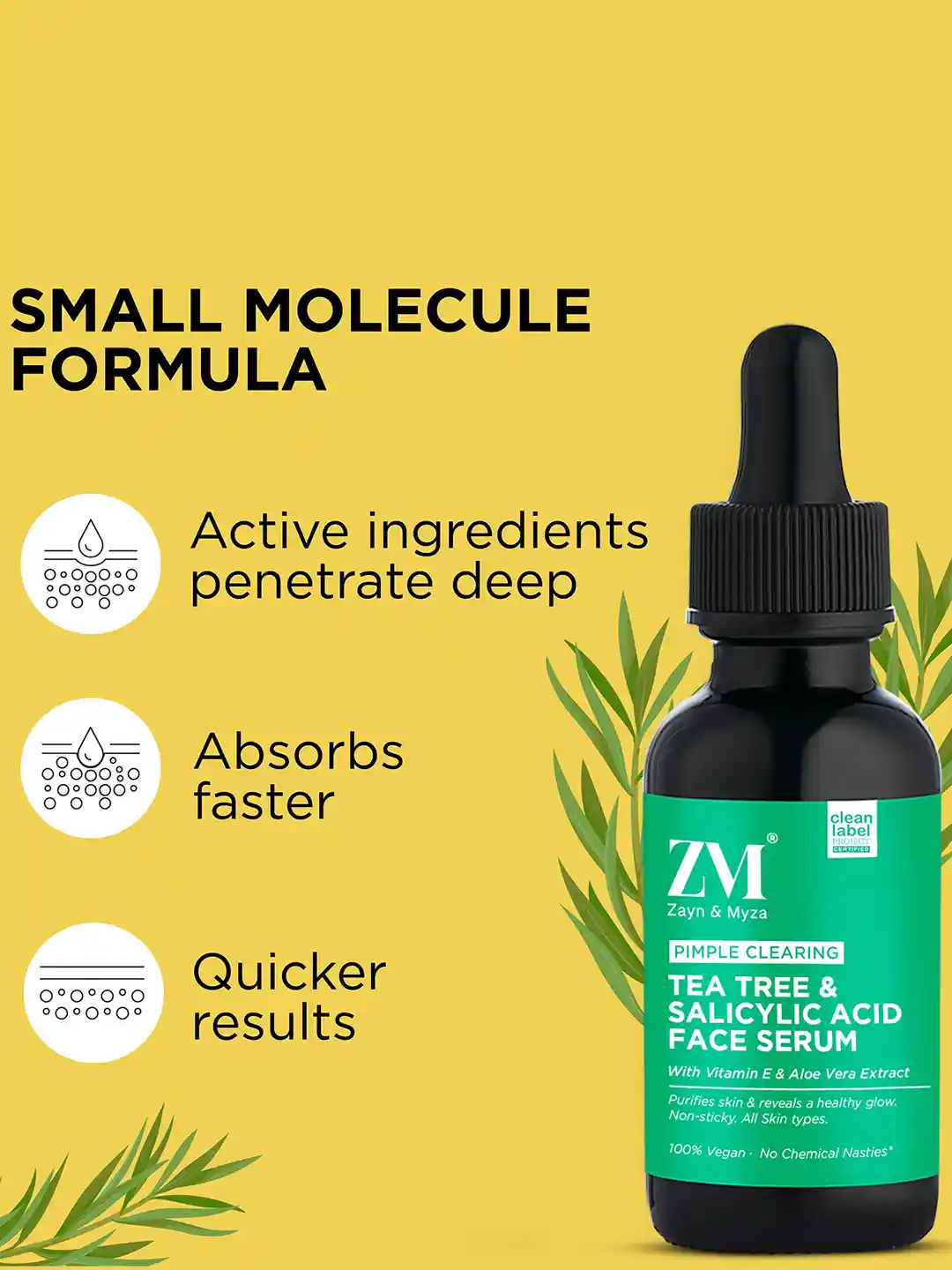 Buy ZM Zayn & Myza Pimple Clearing Tea Tree & Salicylic Acid Face