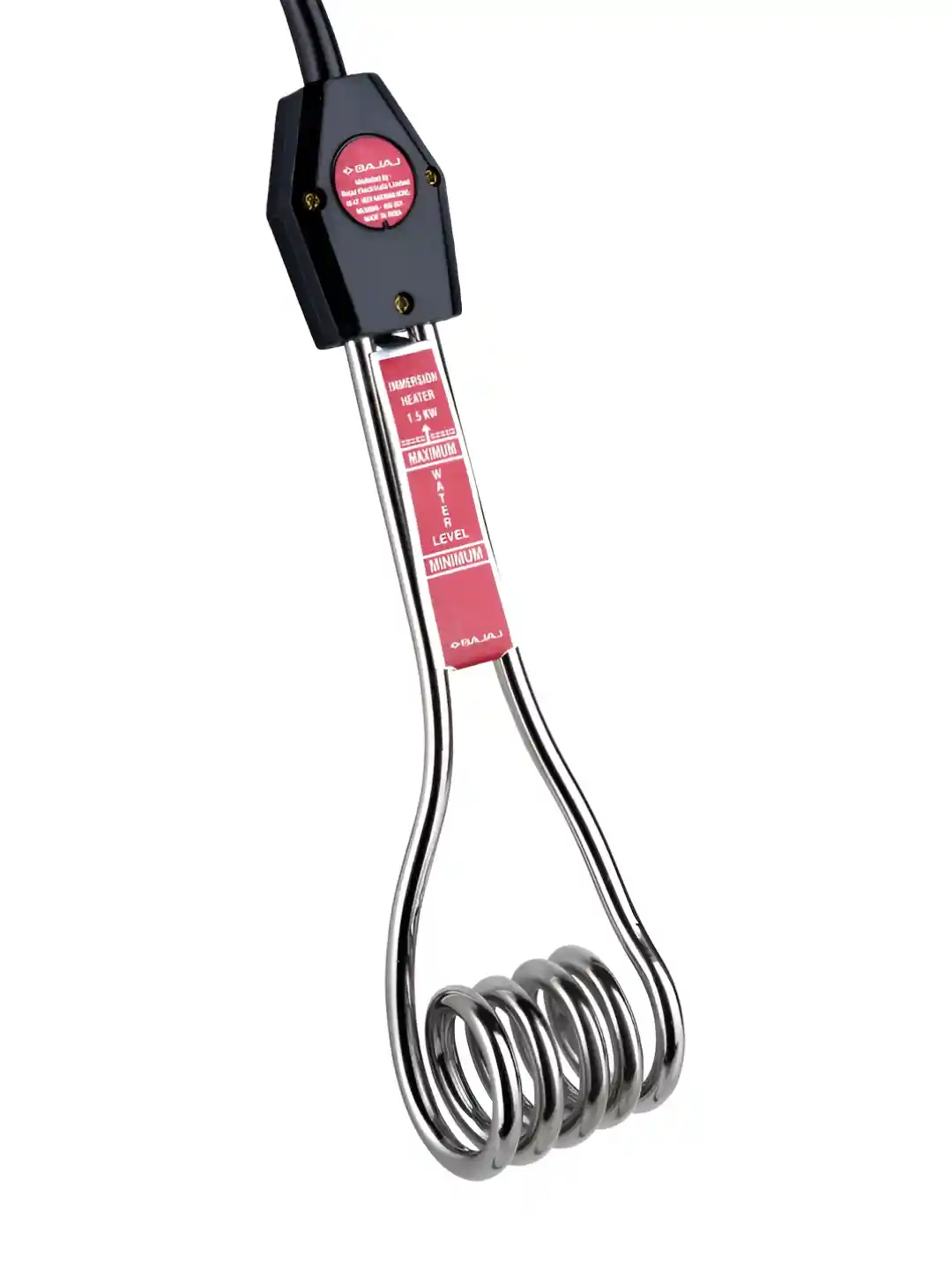 Buy Bajaj Immersion Water Heater Rod 1500 W Silver-Colored
