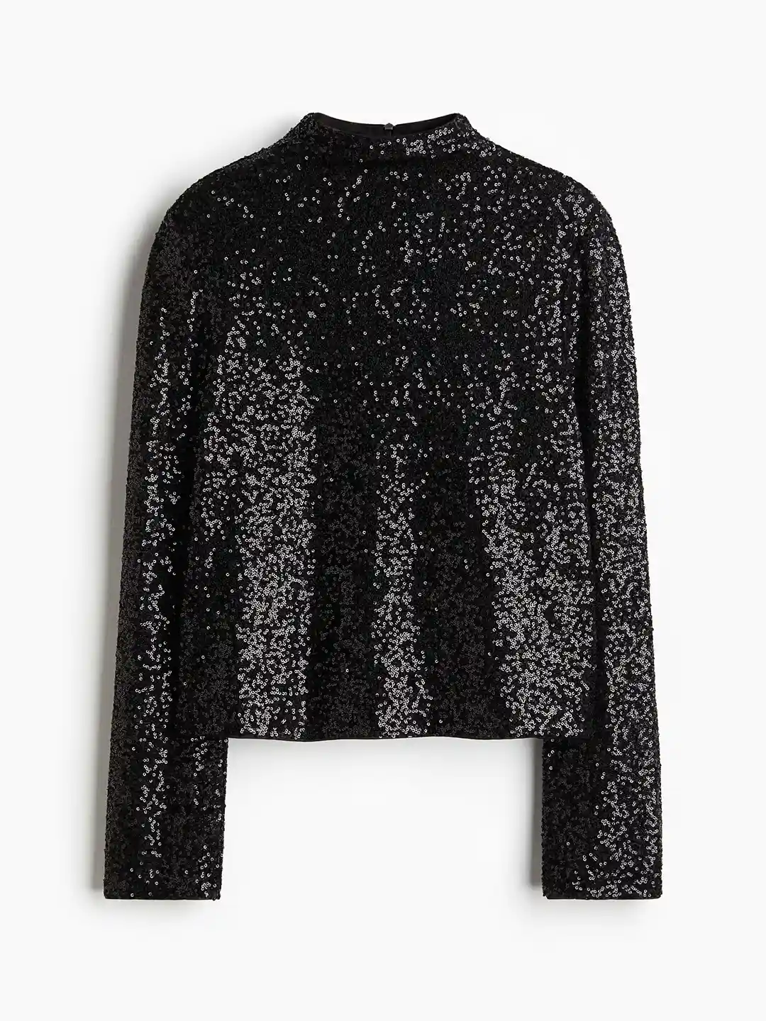 H&m White Sequin Turtleneck Rabanne X H&M Sequin-Disc Mini