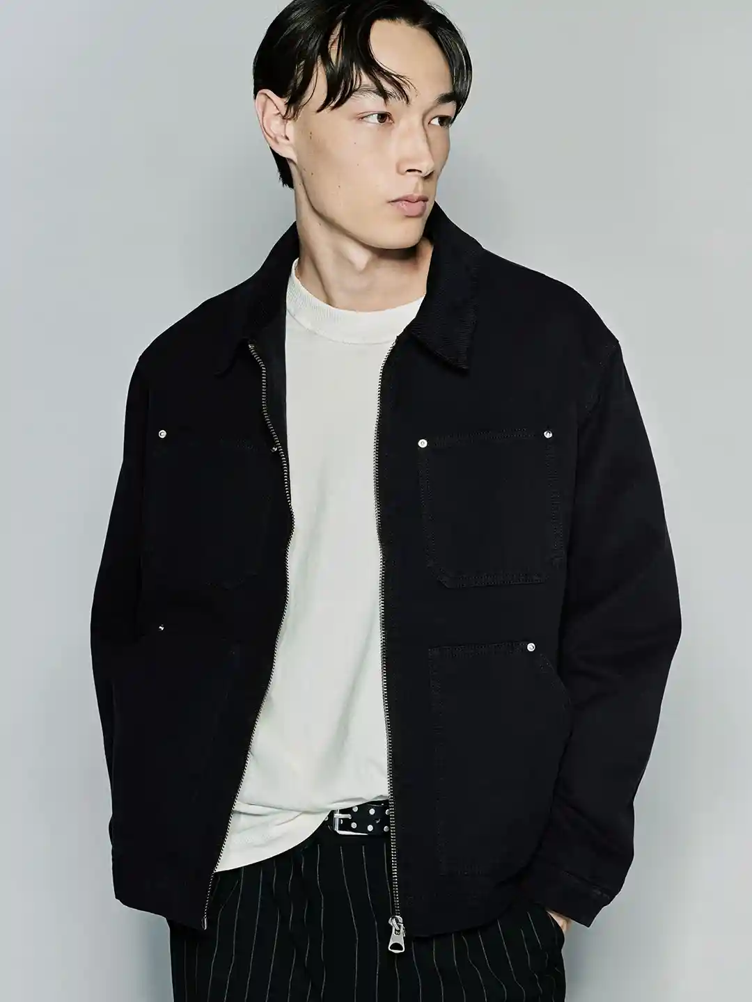 ジャケット・アウター HYKE CPO MELTON LONG JAKET size1 HYKE MELTON CPO LONG JACKET ロングジャケット - メルカリ