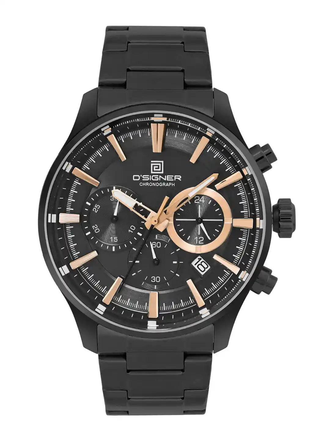 Buy D'SIGNER Men Brass Dial Bracelet Style Straps Analogue