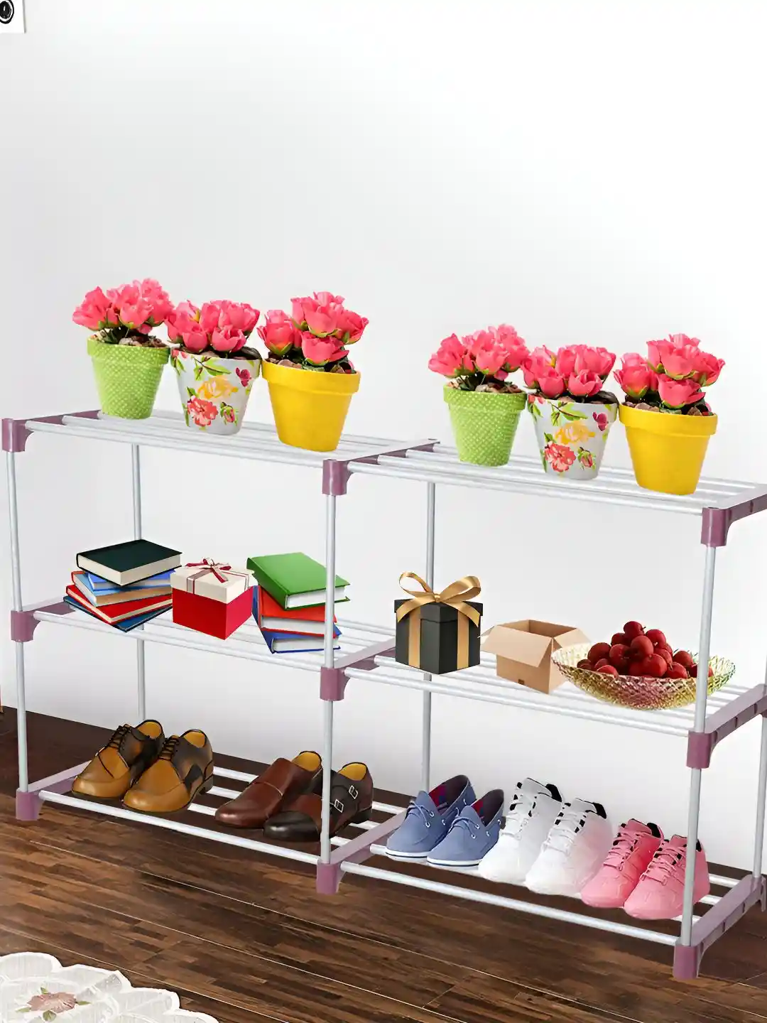 Buy Decent Hut Collapsible Shoe Stand Stainless Steel Shoe Rack