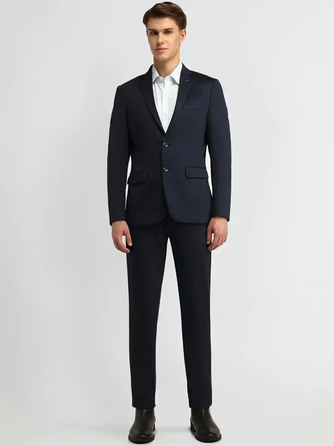 Buy Arrow Men Slim-Fit Single-Breasted Blazer and Trousers Two