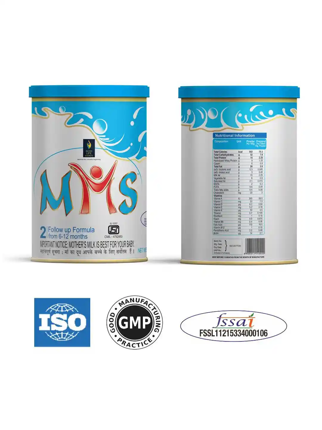 Buy British Life Sciences Babies Set Of MMS Formula Powder 400