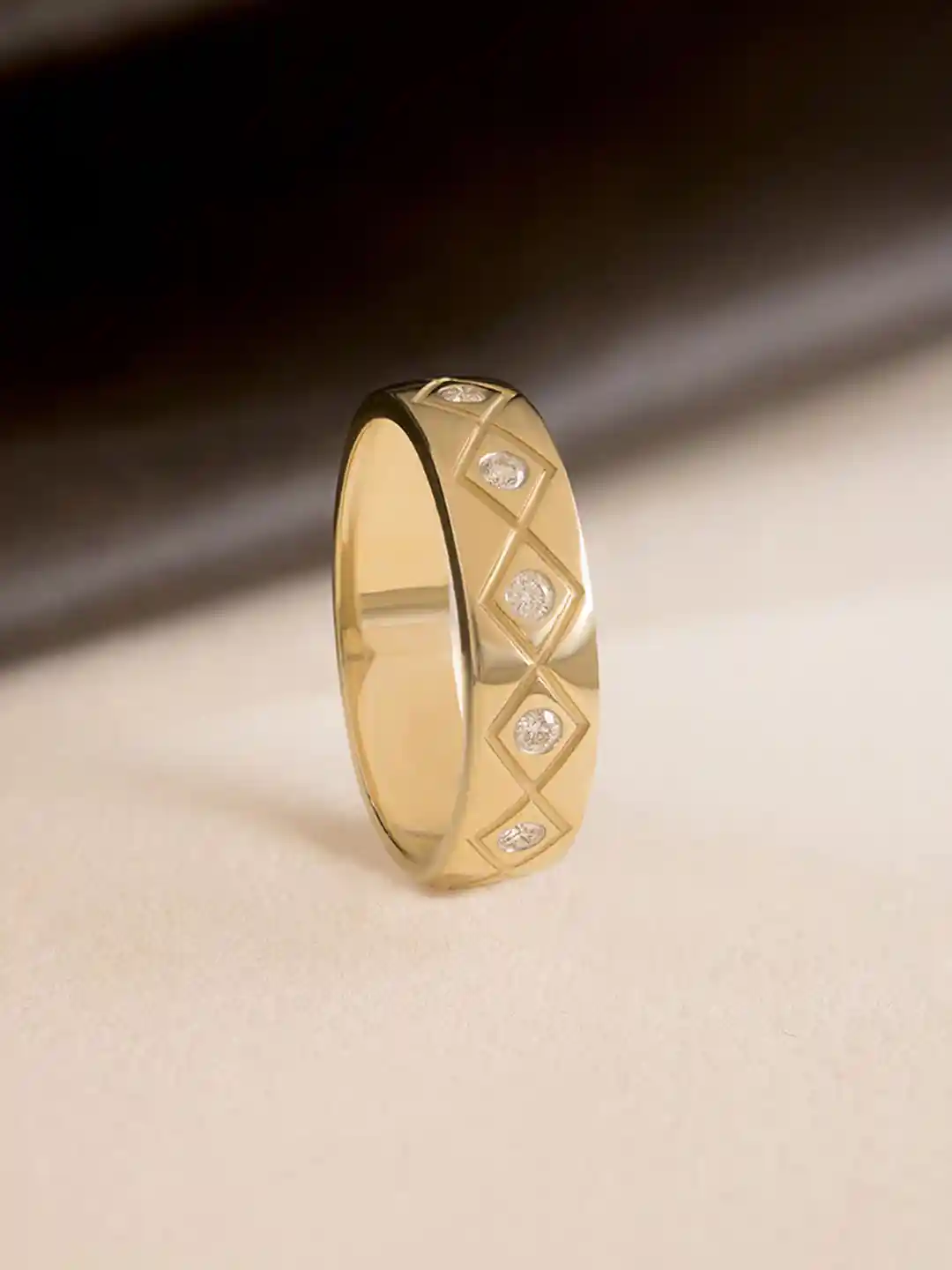 Tanishq Gents Ring Gold Model Buy Mia By Tanishq Men 14KT