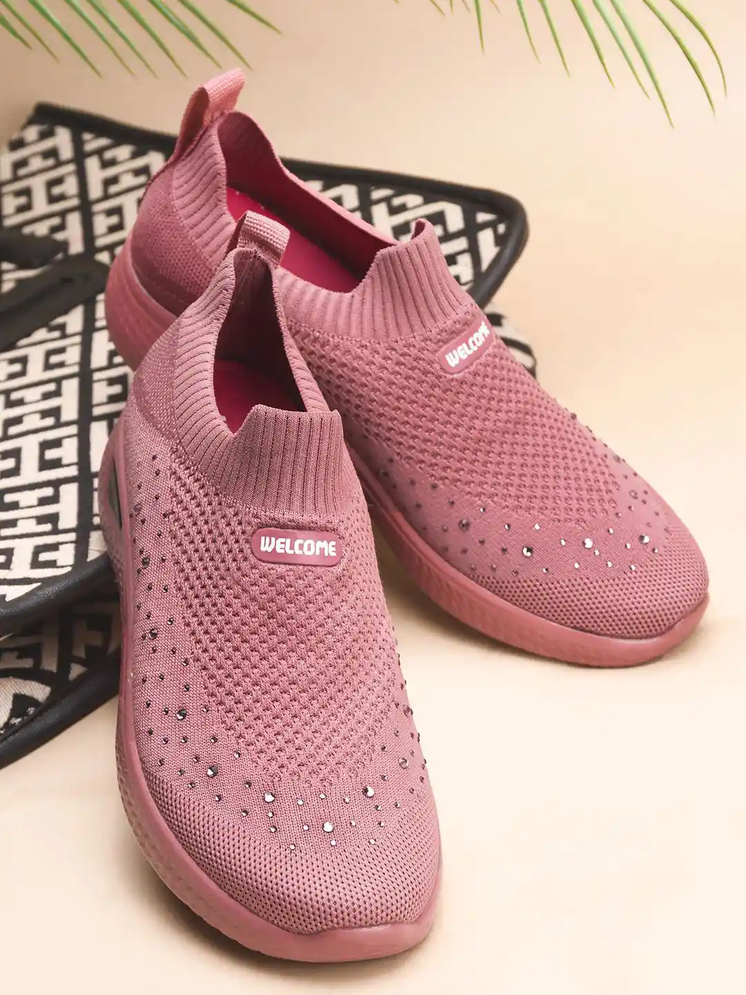 WELCOME Women Lightweight Comfortable Durable Anti-Skid Slip-On Running  Shoe