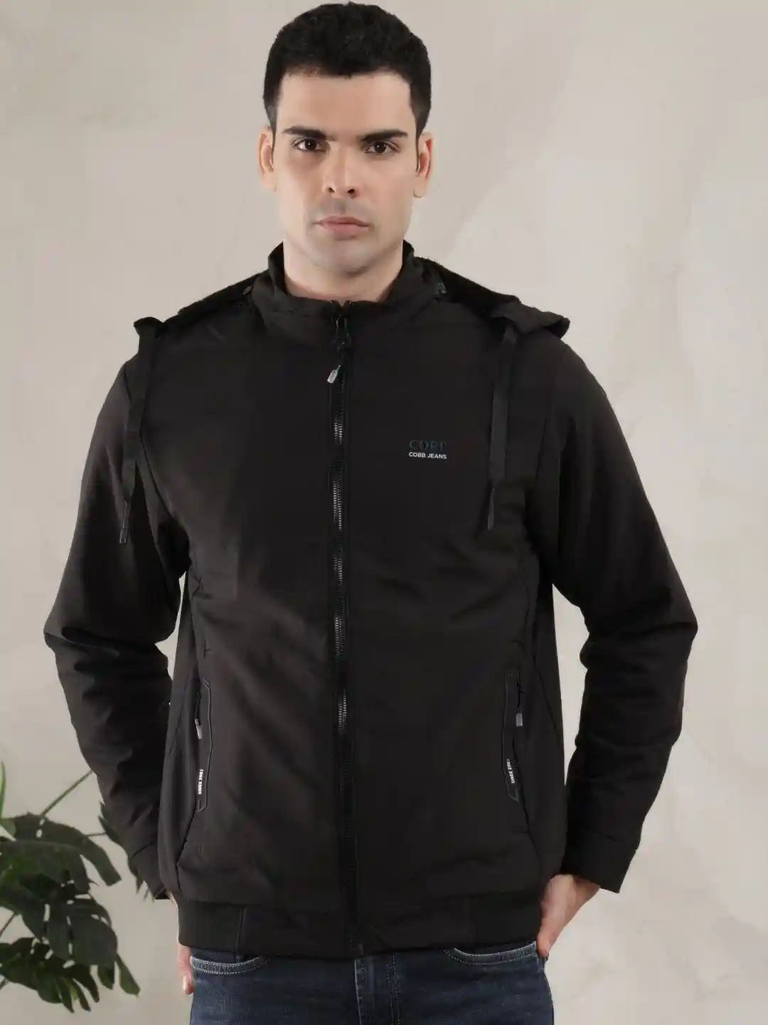 Buy COBB Men Camouflage Lightweight Bomber with Patchwork Jacket