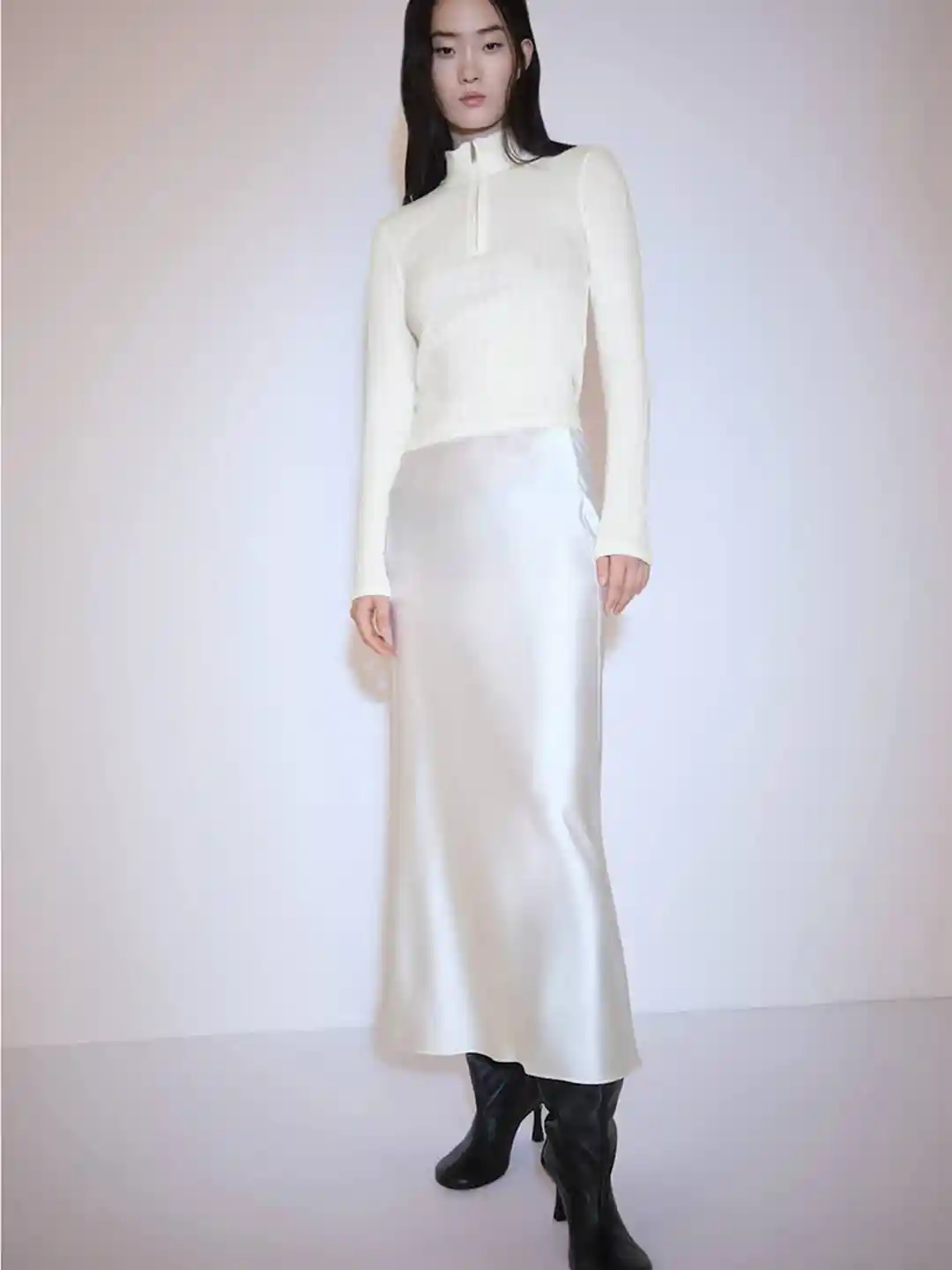 Buy MANGO Self-Design Zip Knit Sweater Sweaters for Women