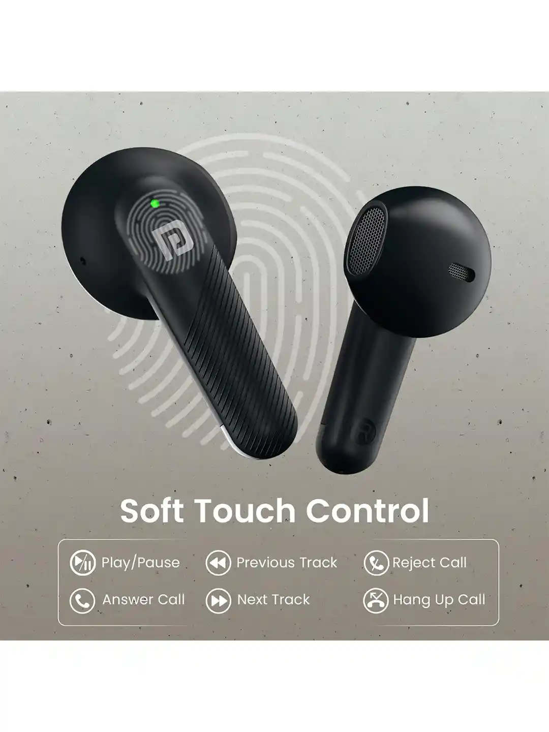 Buy Portronics Harmonics Twins S18 In Ear TWS Earbuds With Touch
