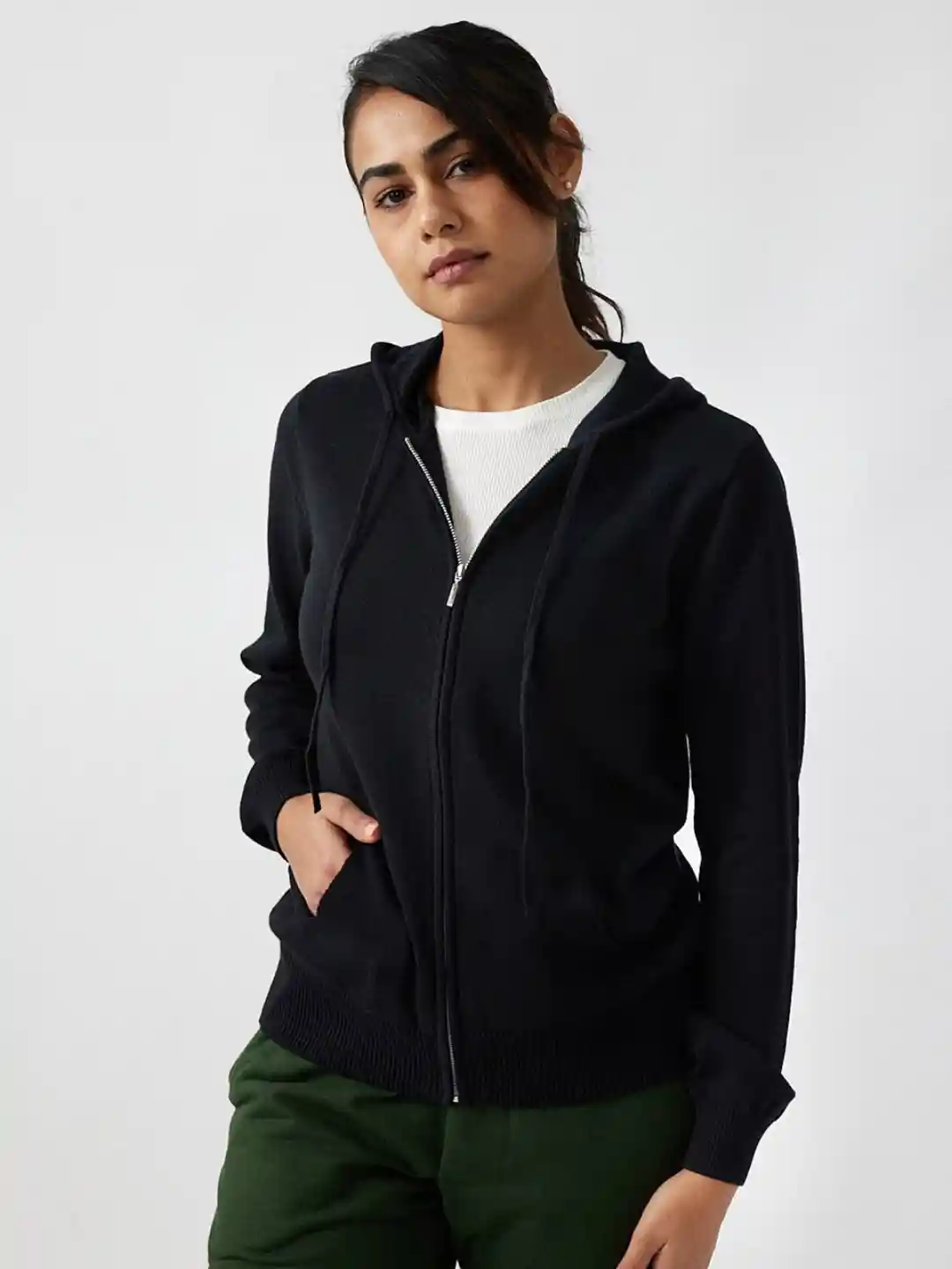 Loose Fit Black Hoodie Womens H&m Black Hoodie Good Places For