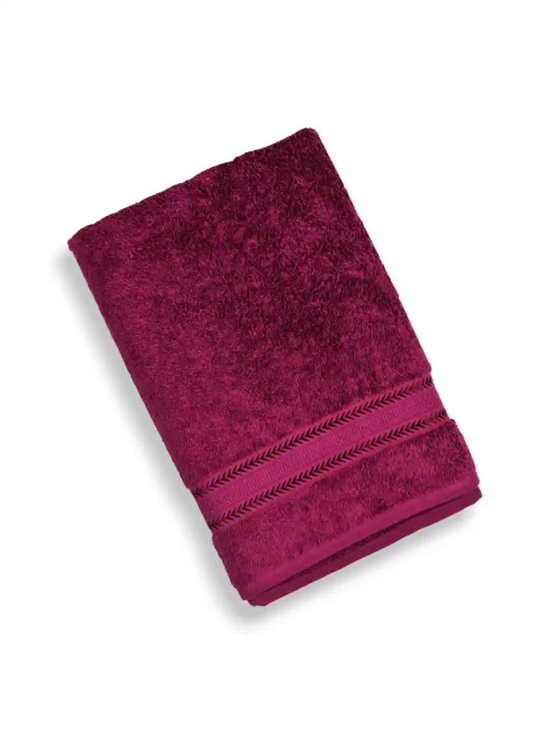 Buy Ramraj Bamboo Bamboo Cotton Solid Purple 500 GSM Bath Towel