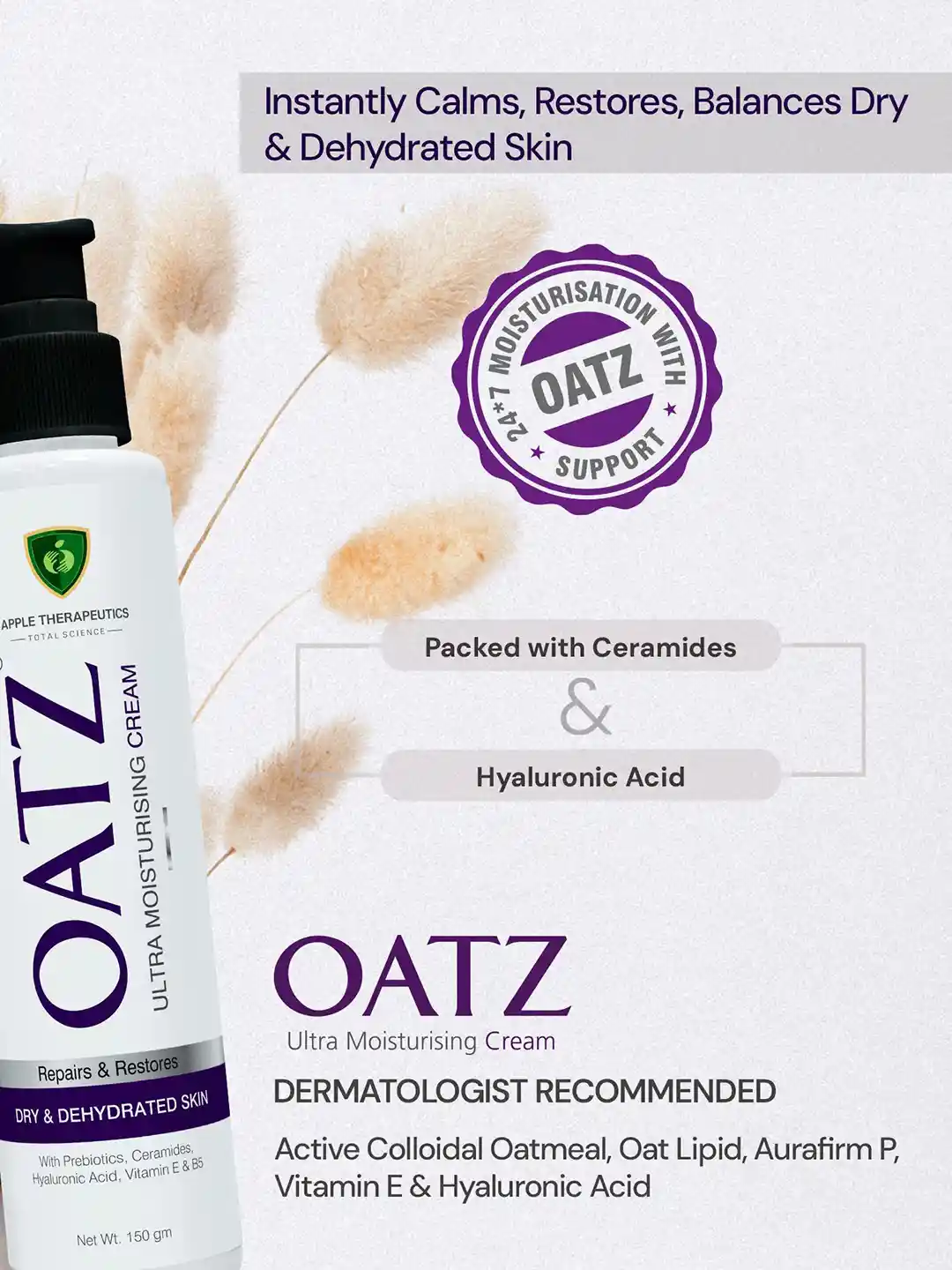Buy Apple Therapeutics Oatz Ultra Moisturizing Cream With