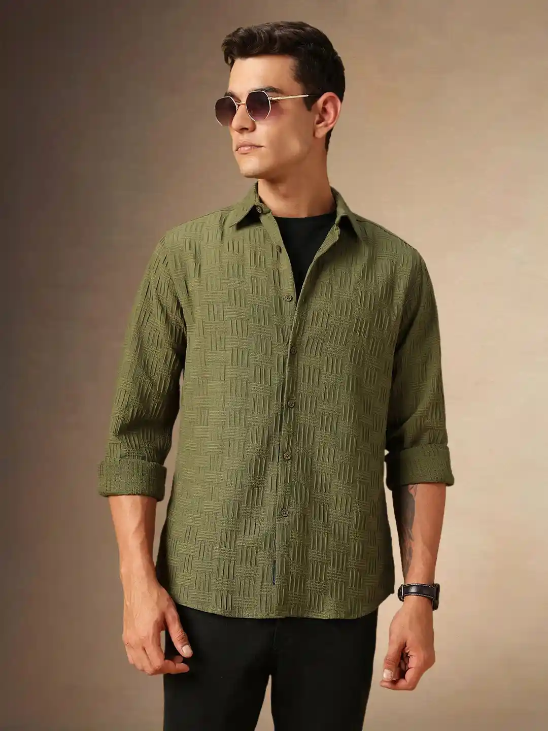 Buy Dennis Lingo Men Opaque Casual Shirt Shirts for Men 31476570