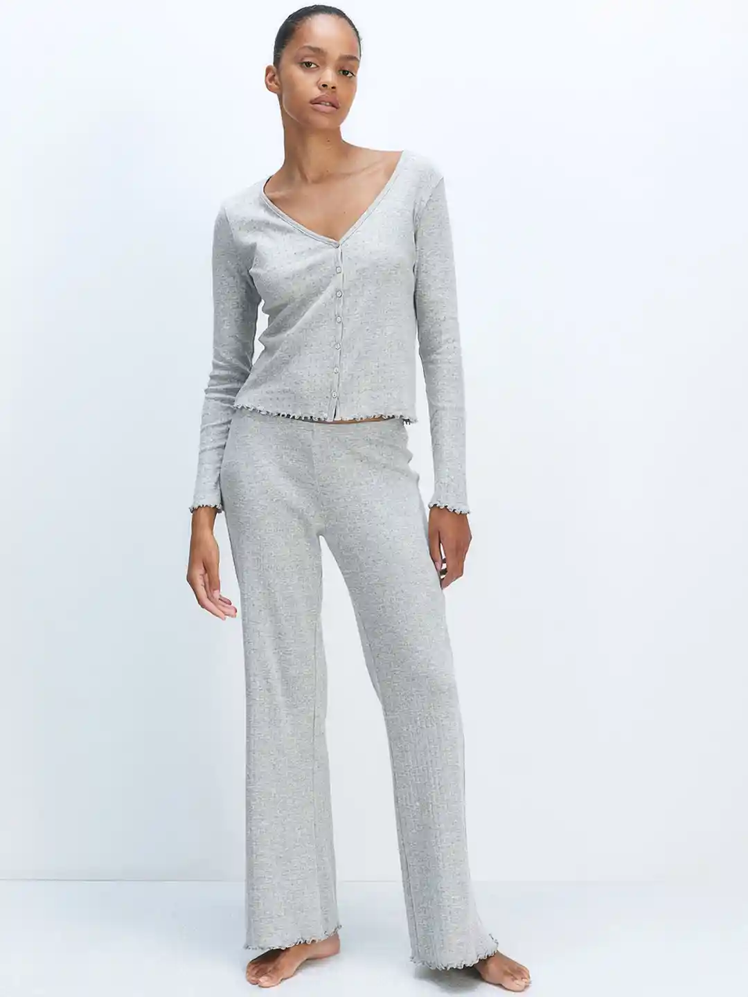 Buy H&M Pointelle Jersey Night Suits Night suits for Women
