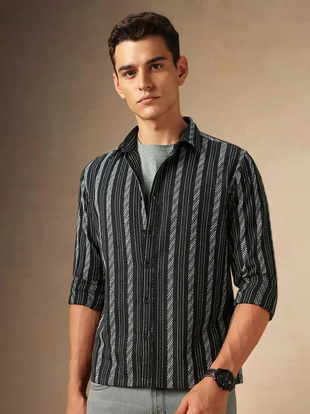 Striped Shirt Dennis Lingo Men's Casual Shirt Buy Dennis