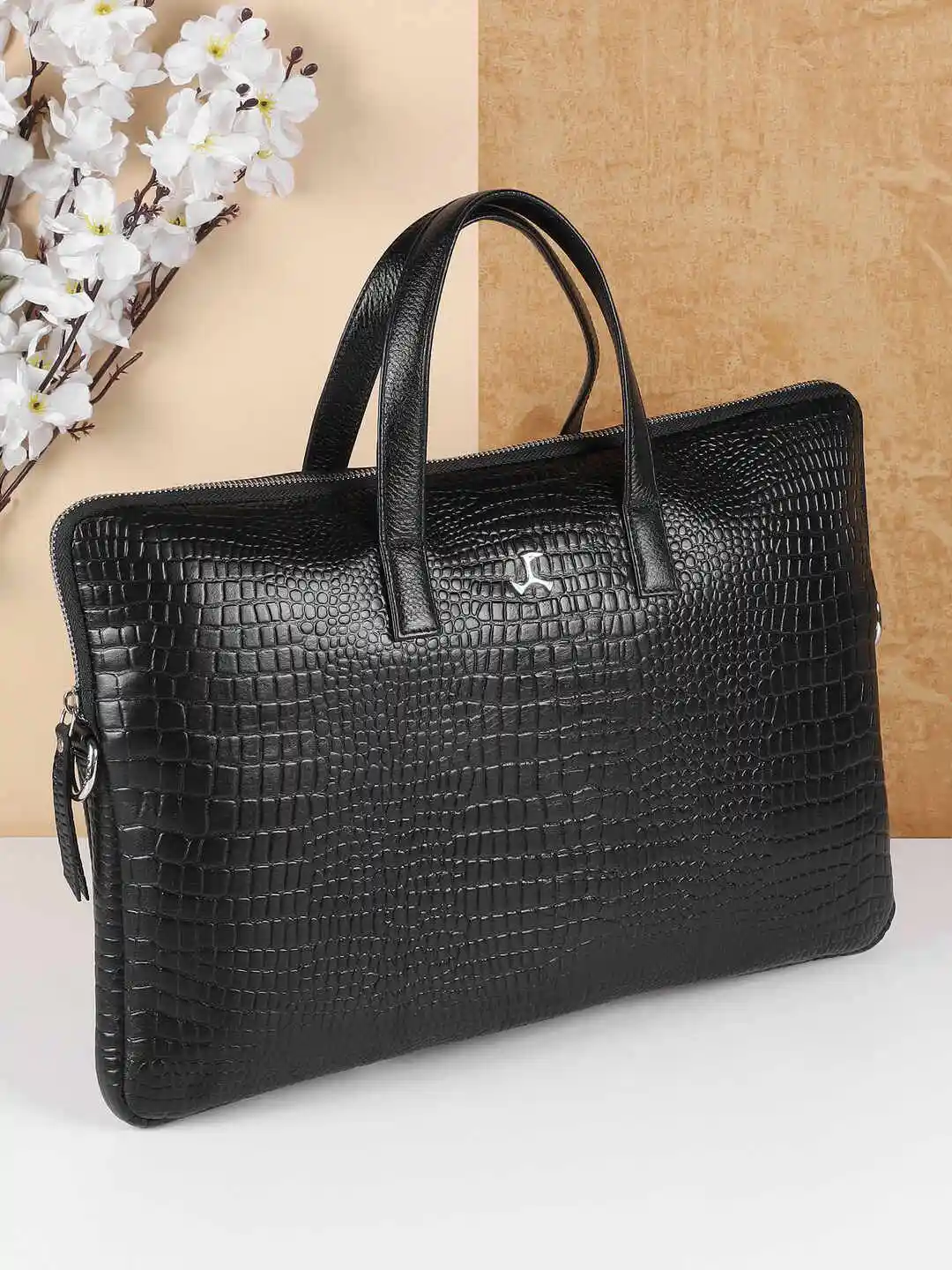 Buy Mochi Women Leather Laptop Bag Laptop Bag for Women 31537543 - Main Image