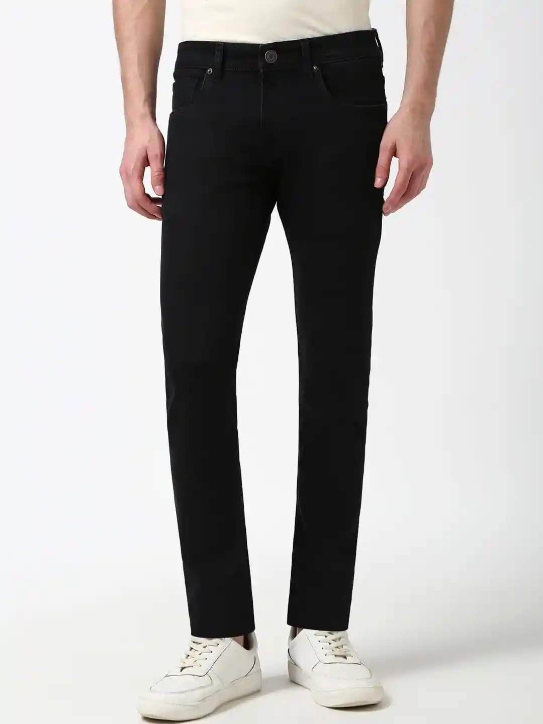 Buy Peter England Casuals Men Mid-Rise Skinny Fit Jeans Jeans