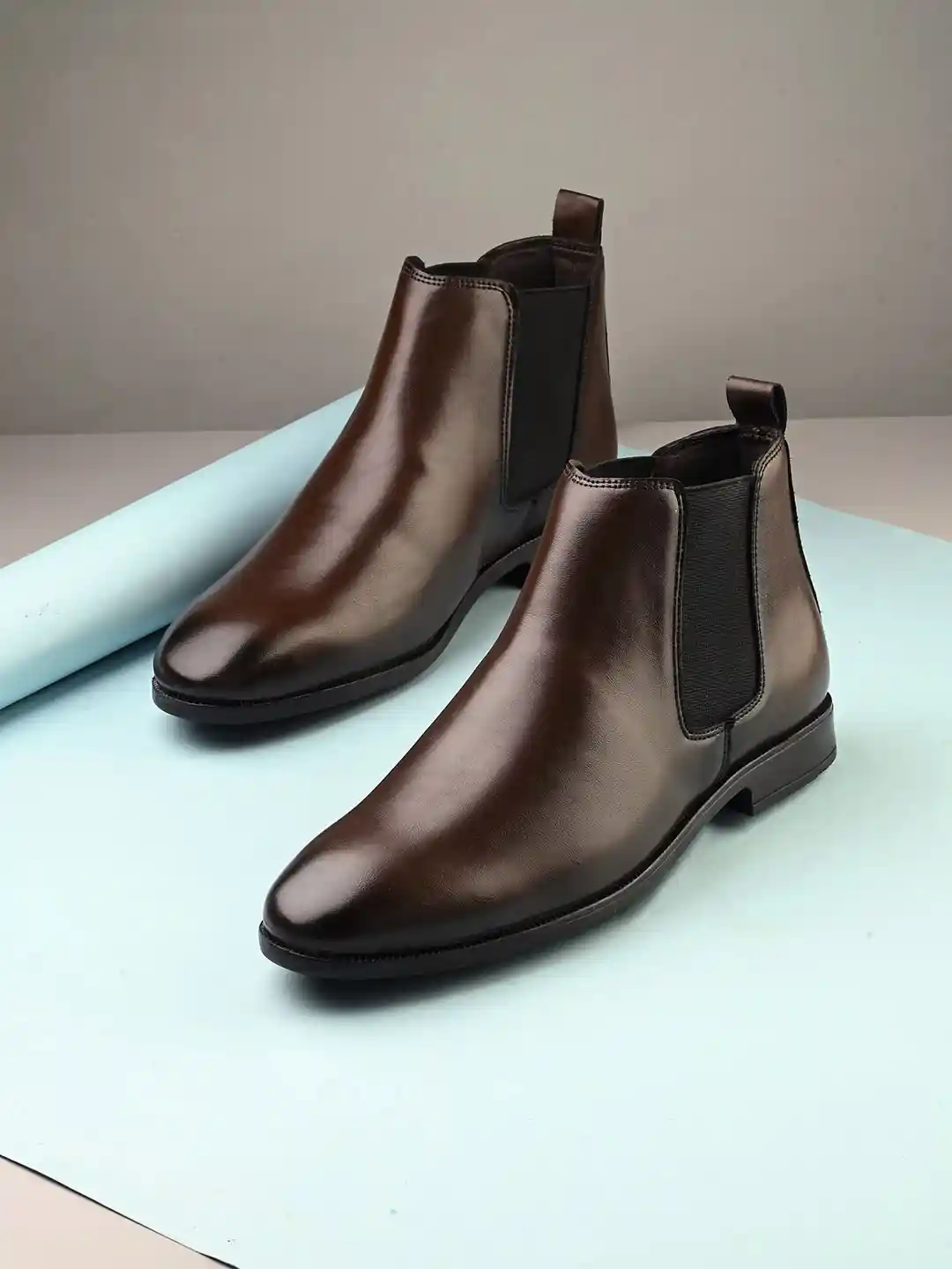 AfroJack Men Block-Heeled Chelsea Boots