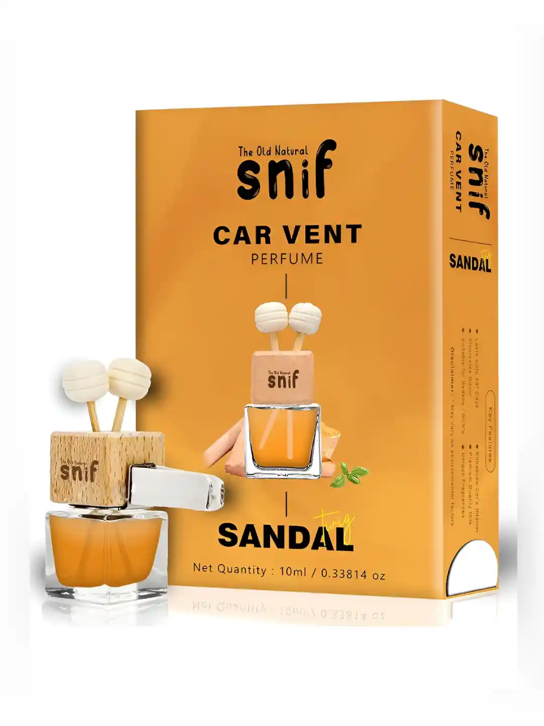 Buy The Old Natural Orange Sandalwood Car Air Freshner 10 ml
