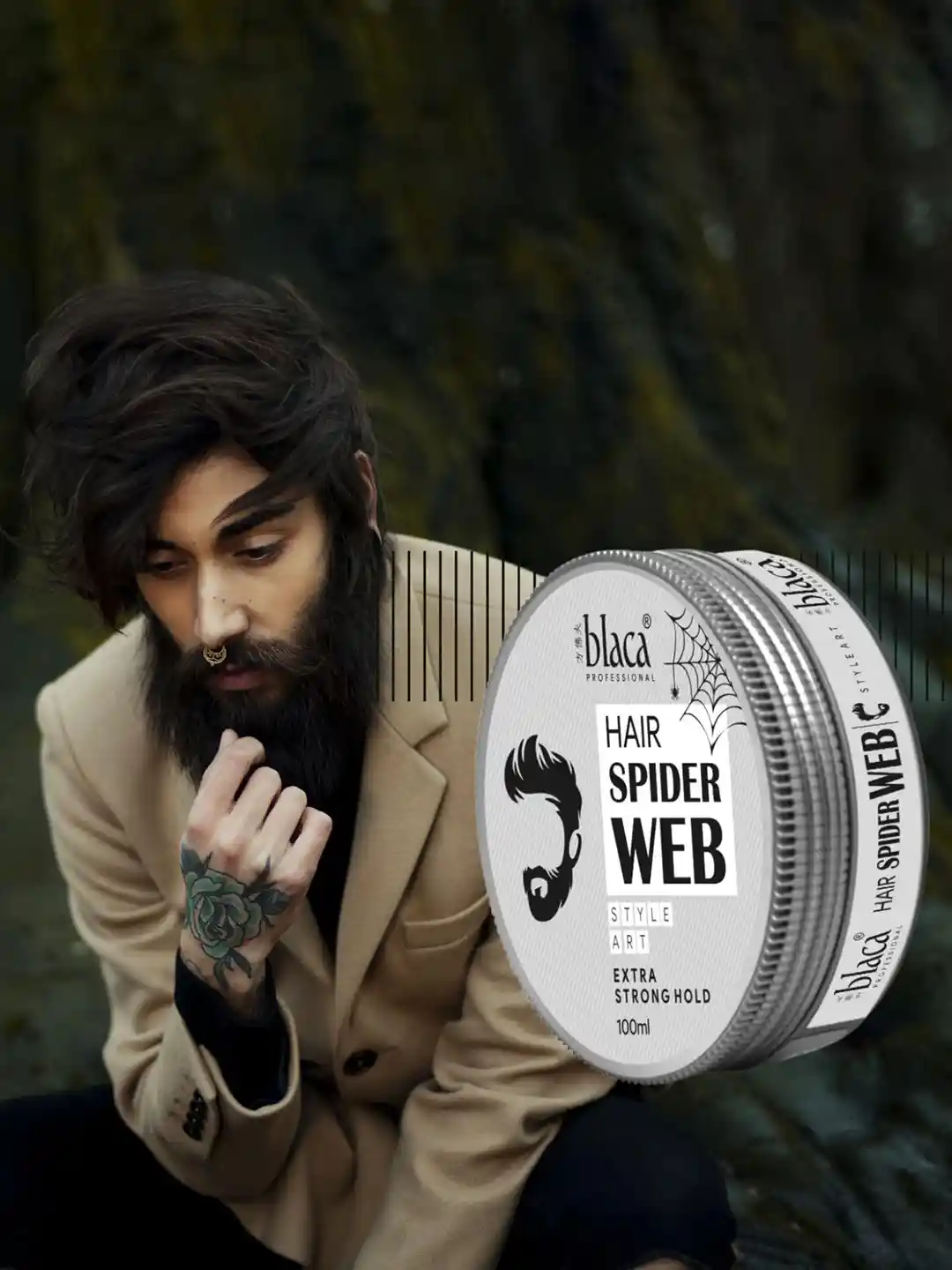 Buy blaca Hair Spider Web - 100ml - Hair Gels and Wax for Unisex